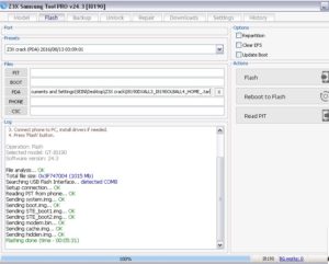Sukses Flashing Samsung dengan Samsung Tool Pro